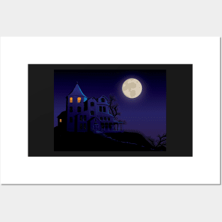 Haunted House Posters and Art